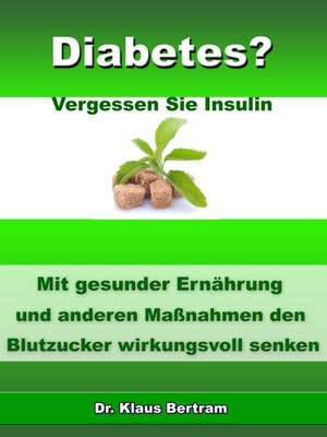cover image of Diabetes?--Vergessen Sie Insulin